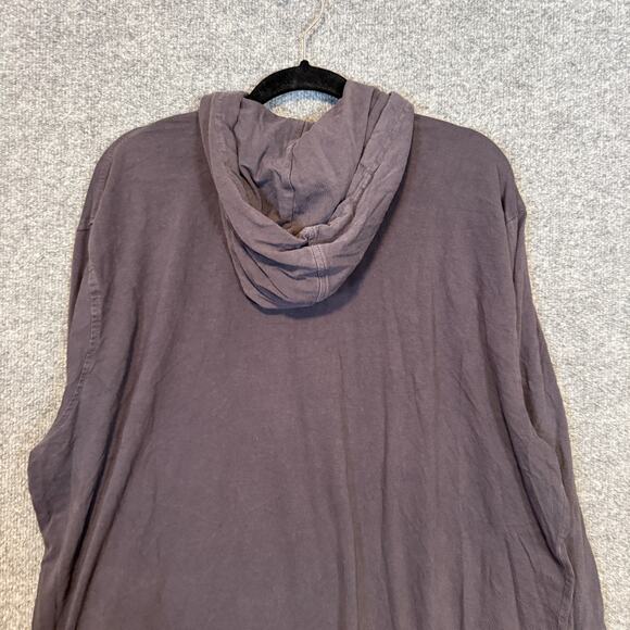 The North Face Sweater Mens 2XL Blue Henley Snap Pullover Sweatshirt Hoodie - Picture 11 of 11